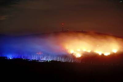 Hundreds of evacuations after forest fire in German Harz Mountains