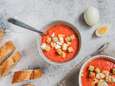 Wat Eten We Vandaag: Salmorejo: Koude tomatensoep met ei