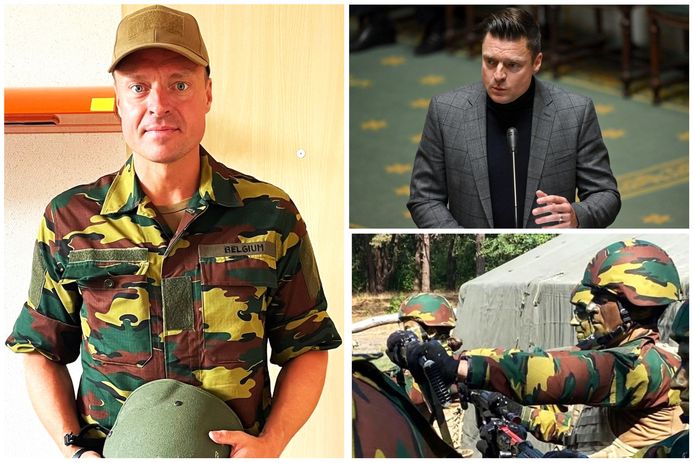 metaal Morse code hanger Als België in oorlog is, staat burgemeester Koen Metsu paraat als  reservist: “Enorm verbaasd over enorme tekorten van strijdkrachten bij leger”  | Edegem | hln.be
