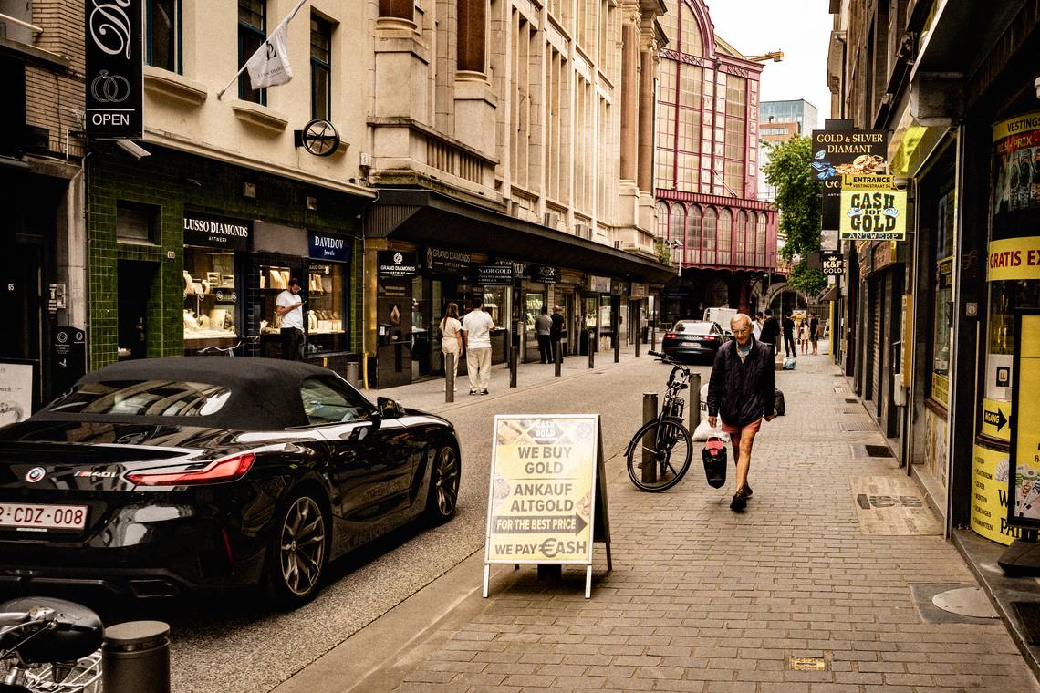 Miljoenenzwendel met gestolen goud in Antwerpse diamantwijk