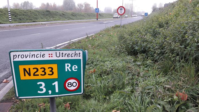 De Rondweg-Oost loopt door en langs Veenendaal.