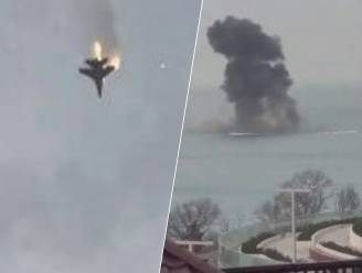 Russische straaljager neergestort in zee bij Sebastopol op de Krim