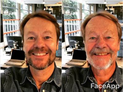 Hilarisch die verouderingsapp, maar je verkoopt wel je gezicht aan de Russen