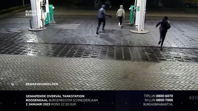 Ruim drie weken later werd het tankstation aan de Burgemeester Schneiderlaan in Roosendaal weer getroffen door een overval. Maar dit keer vluchtten drie daders zonder buit.