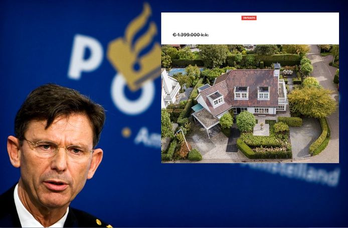 Het door de politie gefinancierde deel van zijn villa in Warmond leverde Welten bij verkoop ruim 150.000 euro op.