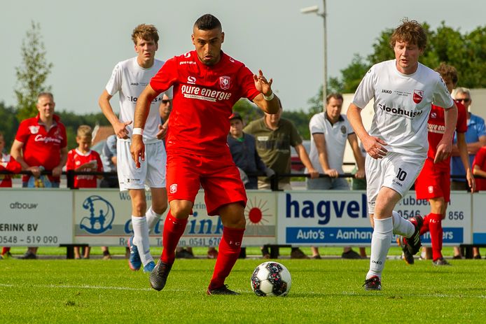 Chris David in het shirt van FC Twente.