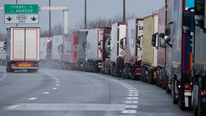 Nu trucks massaal in de file staan richting Calais: hoe groot wordt de brexitchaos?