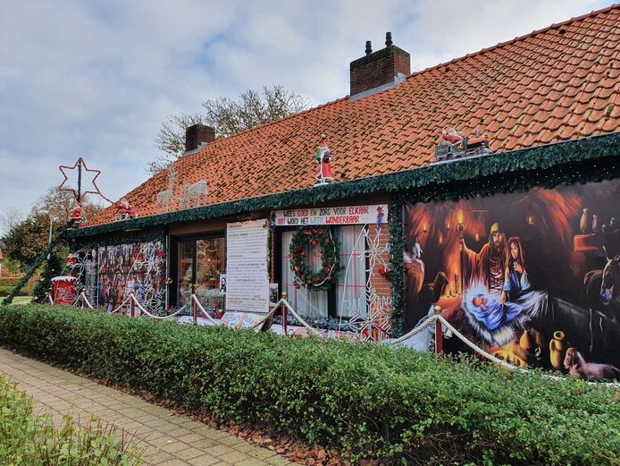 Nancy en André maken van hun huisje in Meer elk jaar een echt kersthuis.