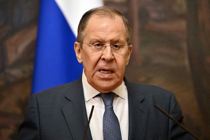De Russische minister van Buitenlandse Zaken Sergej Lavrov: ,,Wij willen de Donbas niet annexeren."