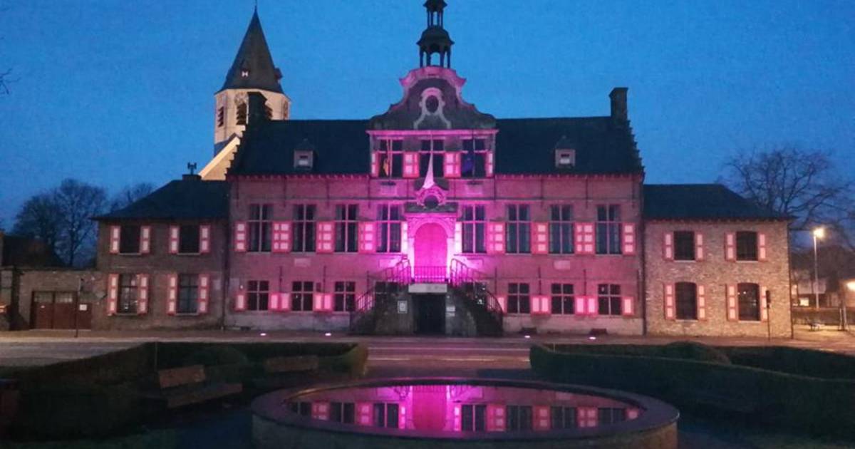 Daarom zit het Oud Stadhuis van Kaprijke maandag in een paars jasje