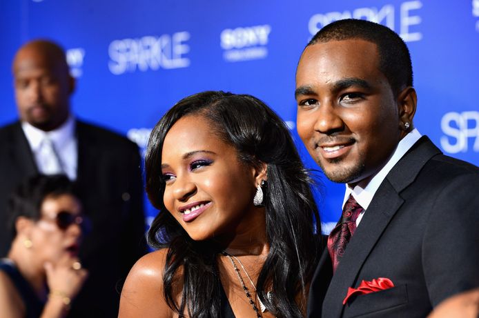 Bobbi Kristina en Nick Gordon in 2012.