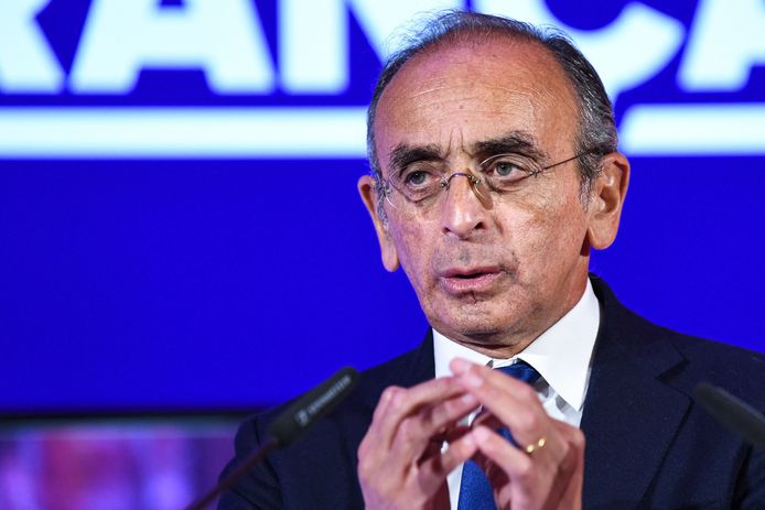 Eric Zemmour lors d'un meeting à Saint-Quentin, dans le nord de la France, le 14 janvier dernier.