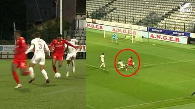 Un but d'anthologie en Ligue 2: l'incroyable rush sur 70 mètres d'un joueur de Quevilly-Rouen