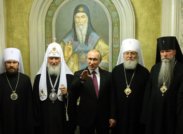 De Orthodoxe Kerk is een van Poetins belangrijkste steunpilaren en machtsinstrumenten.