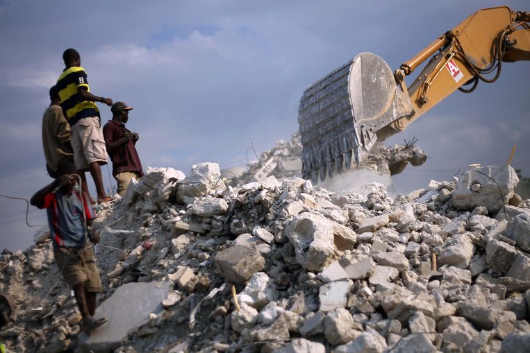 Archiefbeeld aardbeving Haïti 2010. Beeld AFP