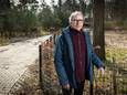 Ben Westerik, eigenaar van camping De Kunne op de locatie waar een chaletpark moet komen.