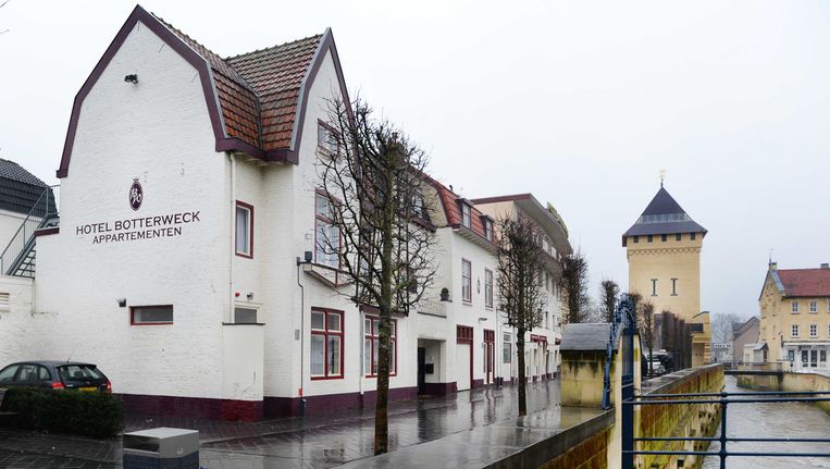 Hotel in Valkenburg waar de ontucht met een 16-jarige prostituee plaatsvond. Beeld anp