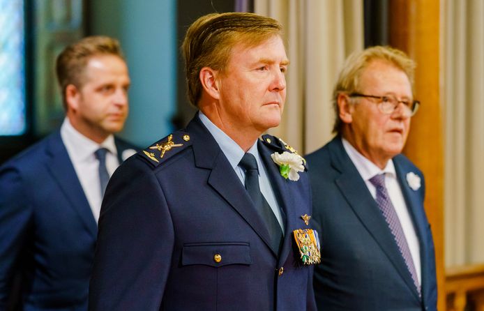 Veteranen Marcheren Voor Koning Willem Alexander Binnenland Ad Nl