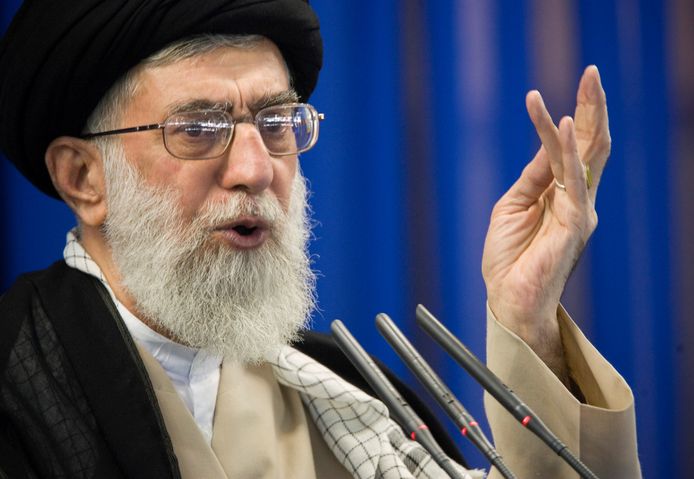 Ayatollah Ali Khamenei, de hoogste Iraanse leider
