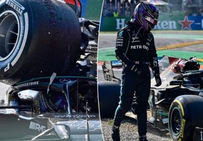 “De halo heeft zijn leven gered”: Hamilton en ploegbaas beseffen dat Brit aan véél erger ontsnapt is na crash met Verstappen