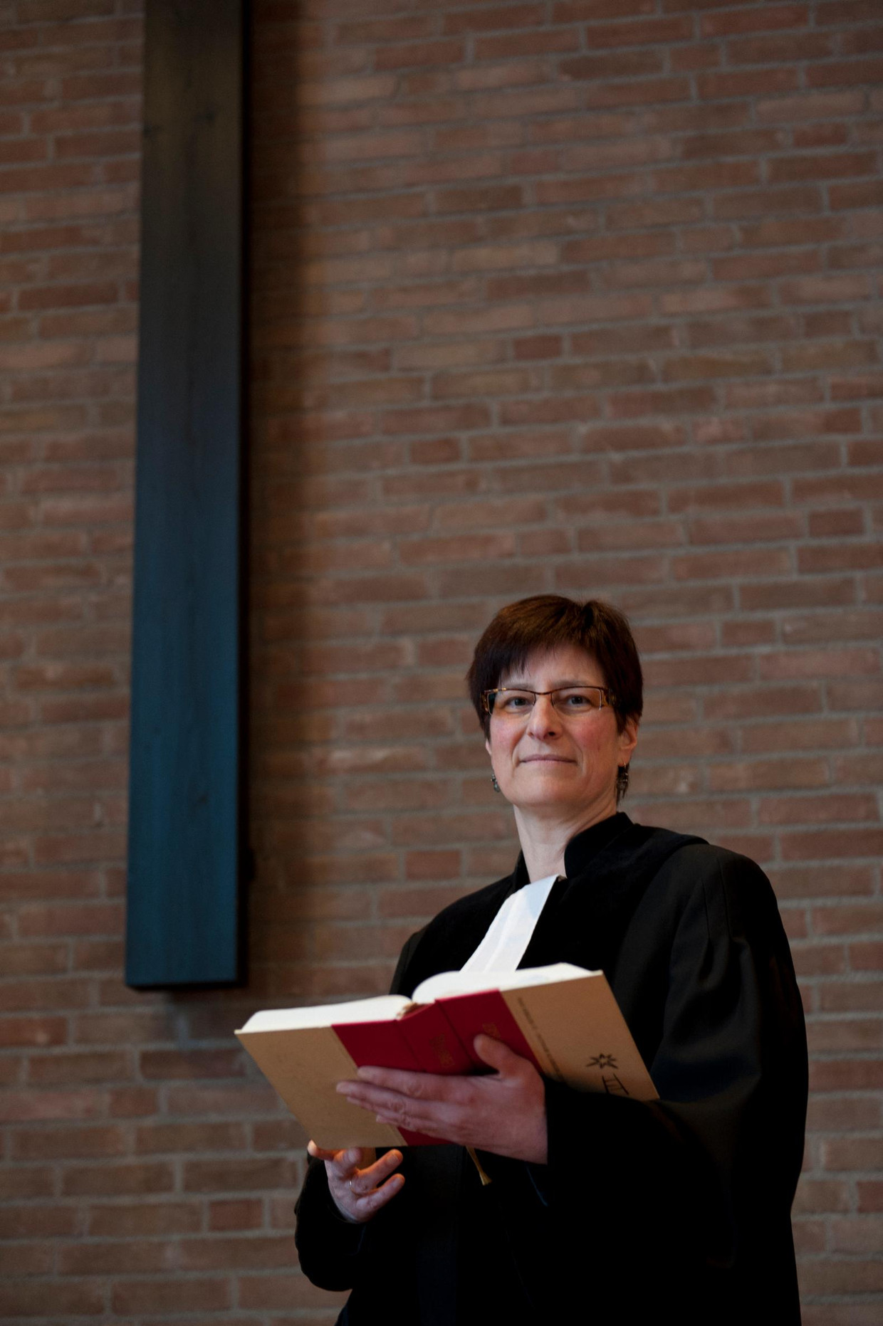 Karin van den Broeke, voorzitter van de generale synode (landelijke vergadering) van de Protestantse Kerk in Nederland (PKN) Beeld anp