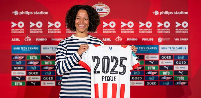 Naomi Piqué tekent bij PSV.