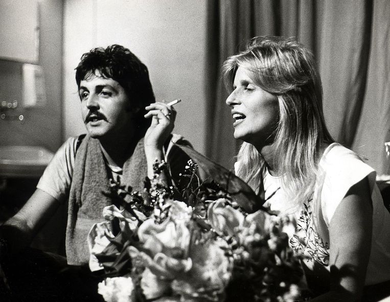 Paul en Linda McCartney in 1976. Beeld anp