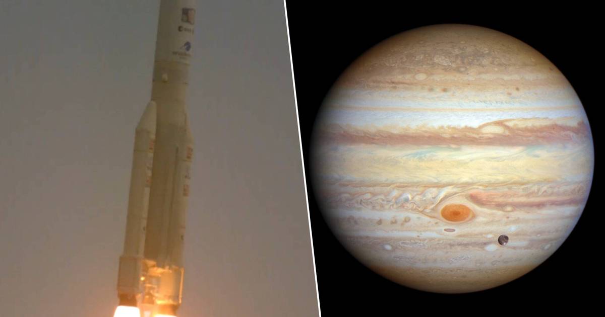 Deuxième tentative réussie la sonde Juice s’est envolée, destination