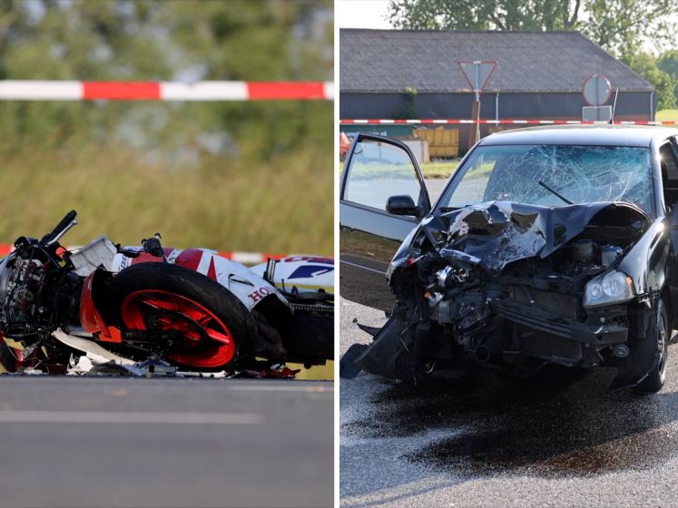 Motorrijder gewond bij botsing met auto bij De Zande