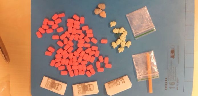 Aangetroffen drugs bij een actiedag in Gilze en Rijen.