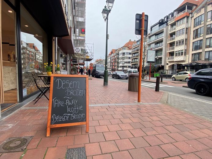 Geen koopwaar en sandwichborden meer op het openbaar domein in Knokke-Heist.
