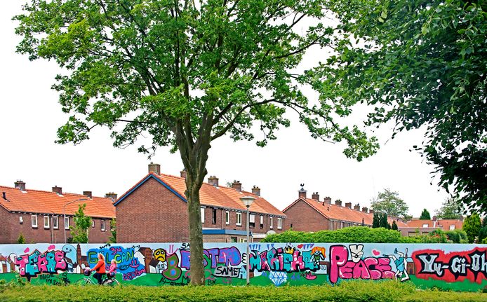 De Oosterhoutse wijk Slotjes Midden. Archieffoto BN DeStem