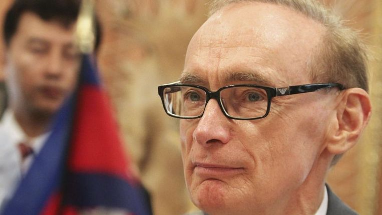 De Australische minister van buitenlandse zaken Bob Carr Beeld reuters