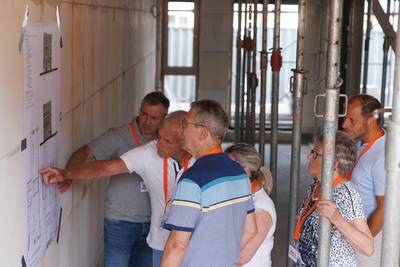 Bewoners kijken bij appartementen in aanbouw: ‘We hebben de keuken al besteld’
