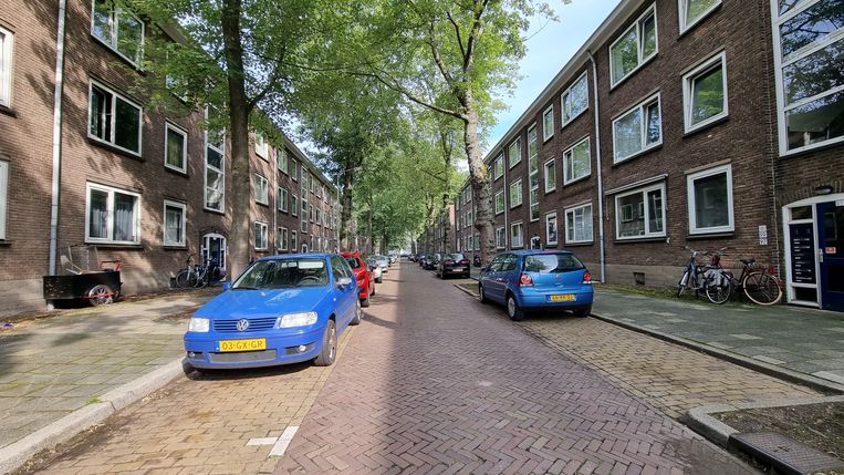 De Van Assendelftstraat in Delft. Het slachtoffer van ontvoering werd hier uit een auto gezet. Beeld Hollandse Hoogte / Inter Visual Studio