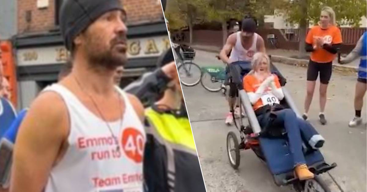KIJK. “Ik ga dit nooit vergeten” Colin Farrell loopt marathon in