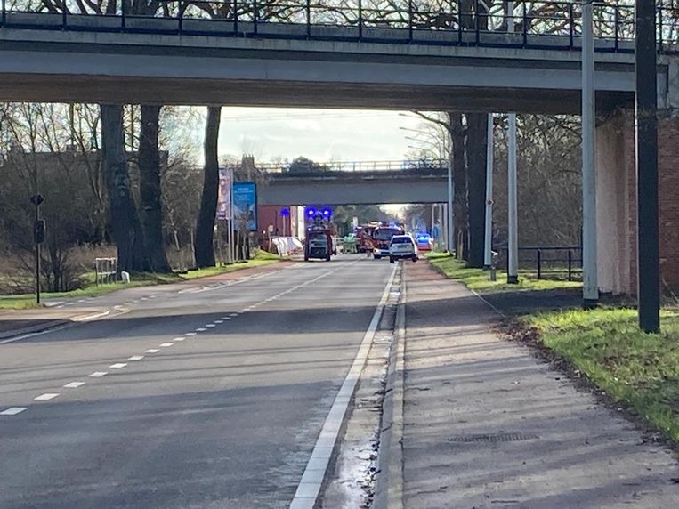 Accident on the Leuvensebaan in Muizen.  Image Els Dalemans