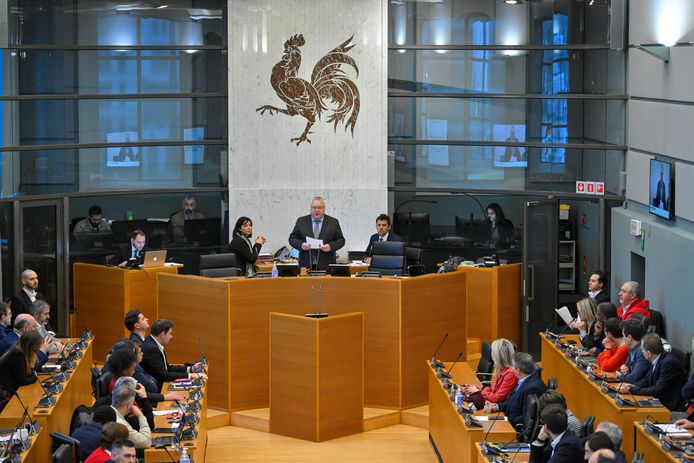 Séance plénière du parlement wallon (décembre 2022)