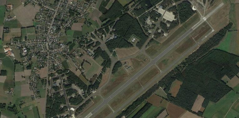 Luchtmachtbasis Kleine Brogel Beeld Google Earth