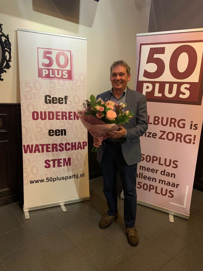Henk van Tilborg is opnieuw de lijsttrekker van 50Plus in Tilburg.