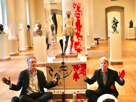 Une sculpture de Degas visée par des militants écologistes à Washington, une première en Amérique du Nord