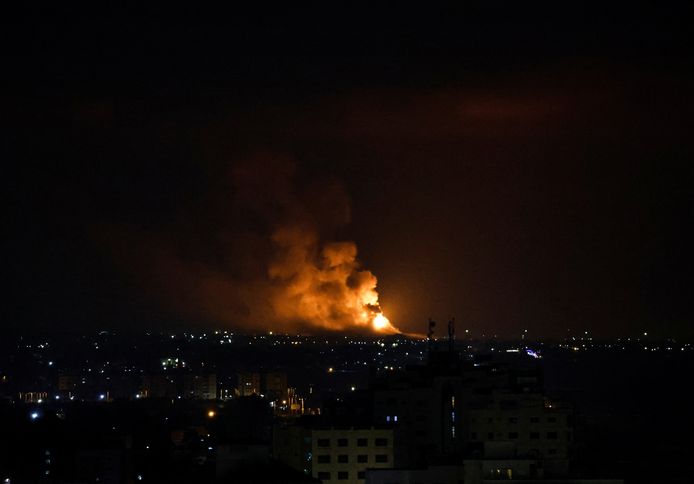 Explosies op Gaza.