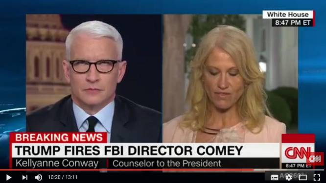 CNN-nieuwsanker rolt met de ogen en dat vindt Trumps topadviseur seksisme