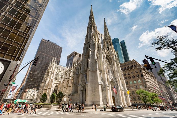 Saint Patrick's Cathedral in New York.