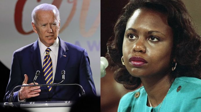 Joe Biden en Anita Hill