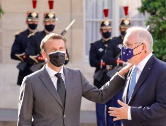 Macron negeert telefoontje van Australische premier na misgelopen deal rond onderzeeërs