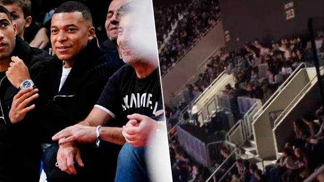 Hoe verloren WK-finale Kylian Mbappé zelfs achtervolgt wanneer hij NBA-wedstrijd meepikt