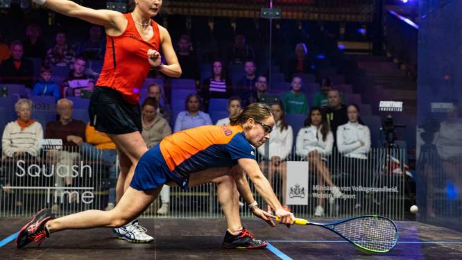 Squashsters winnen van België en verliezen van Wales op openingsdag EK in Eindhoven