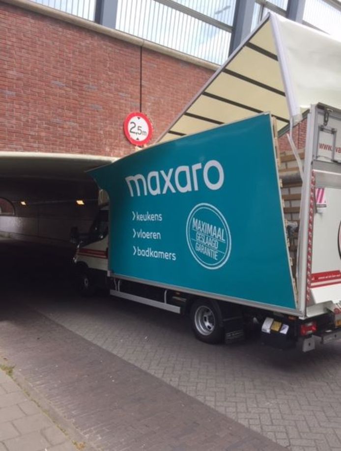 Inmiddels een bekend gezicht bij de tunnel in Maarn.