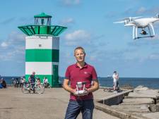 'Drone verliest het van de meeuw'